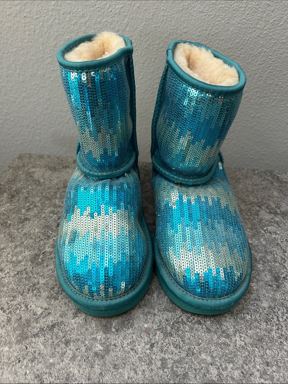 UGG Kids Ombré Sequin Mid-Calf Boots 1